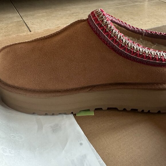 UGG TASMAN SLIPPERS CHESTNUT NEW - Picture 5 of 6